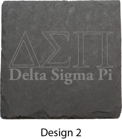 Delta Sigma Pi Stone Coasters - 4-Pack