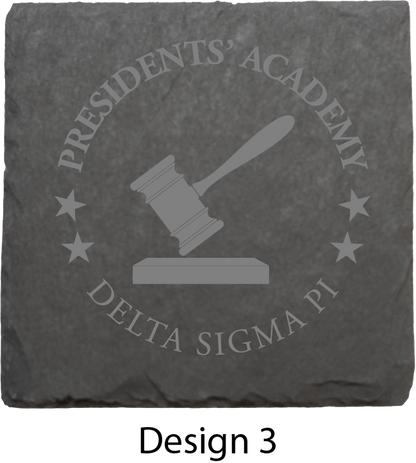 Delta Sigma Pi Stone Coasters - 4-Pack