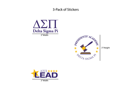 Delta Sigma Pi Stickers