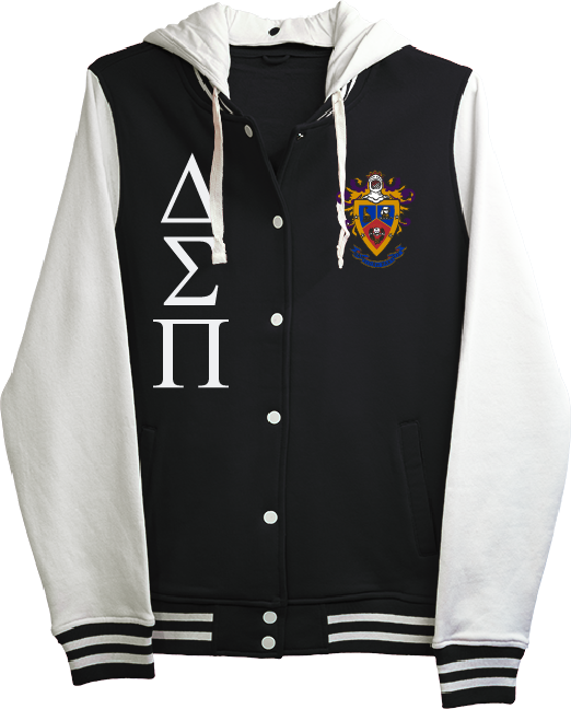 Delta Sigma Pi Varsity Hooded Sweatshirt