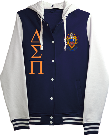 Delta Sigma Pi Varsity Hooded Sweatshirt