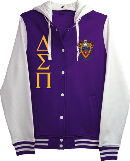 Delta Sigma Pi Varsity Hooded Sweatshirt