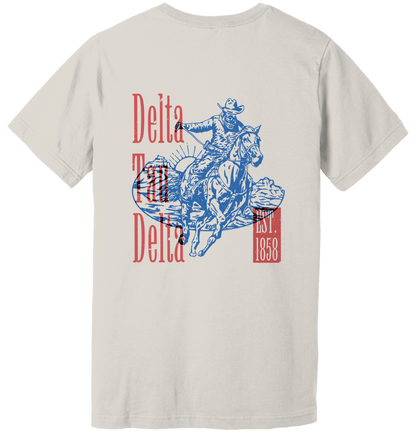 Delta Tau Delta Cowboy Graphic T-Shirt