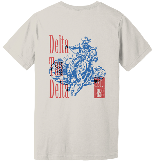Delta Tau Delta Cowboy Graphic T-Shirt