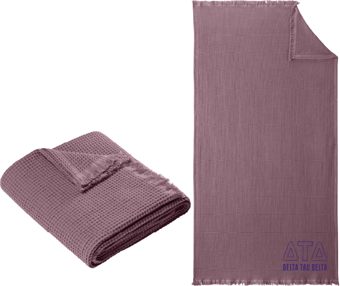 Delta Tau Delta Letters and Name Blankets