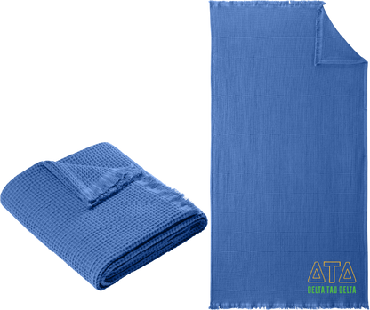 Delta Tau Delta Letters and Name Blankets