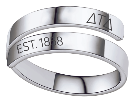 Delta Tau Delta Year and Letters Rings