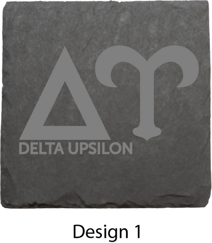 Delta Upsilon Stone Coasters - 4-Pack