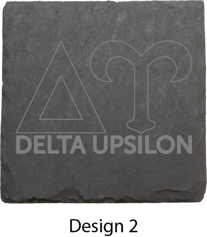 Delta Upsilon Stone Coasters - 4-Pack