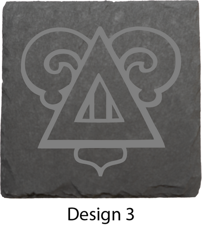 Delta Upsilon Stone Coasters - 4-Pack