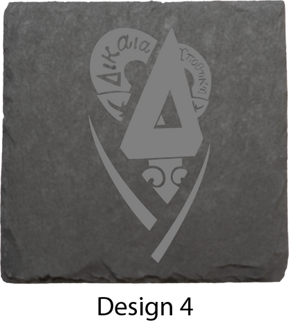 Delta Upsilon Stone Coasters - 4-Pack