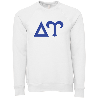 Delta Upsilon Lettered Crewneck Sweatshirts