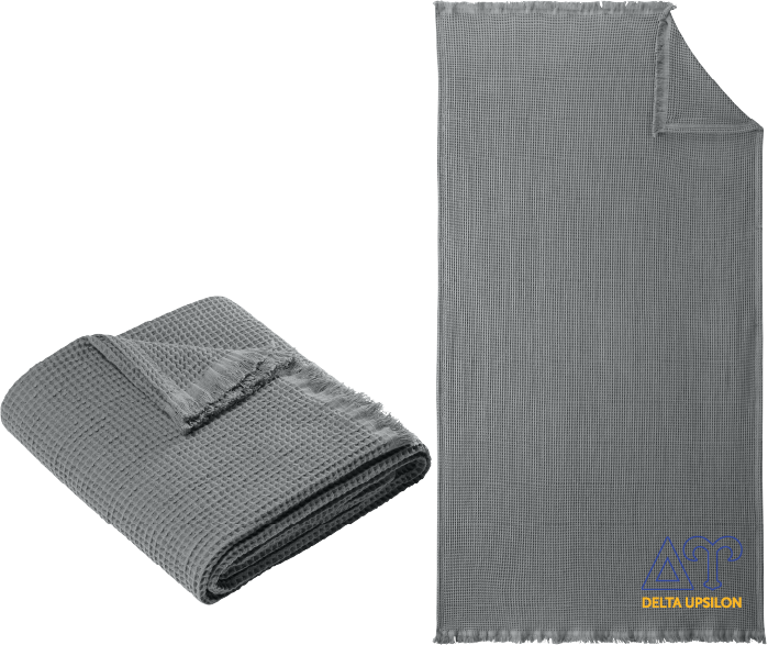 Delta Upsilon Letters and Name Blankets