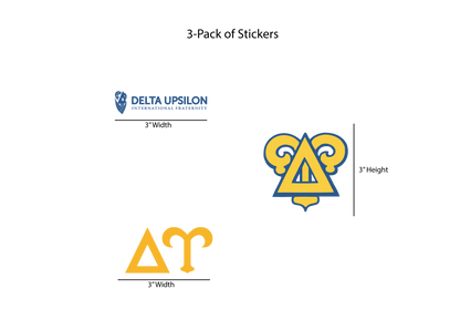Delta Upsilon Stickers
