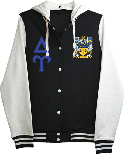 Delta Upsilon Varsity Hooded Sweatshirt