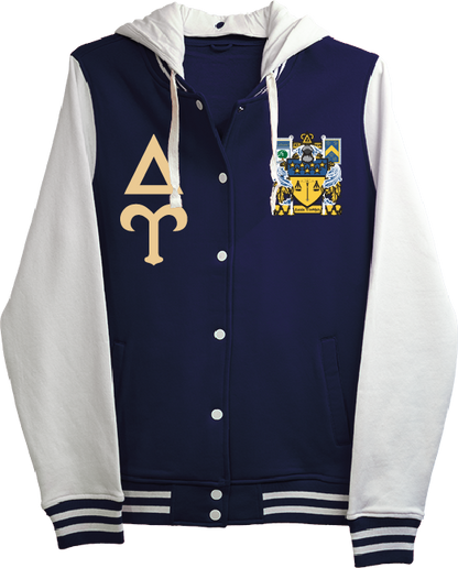 Delta Upsilon Varsity Hooded Sweatshirt