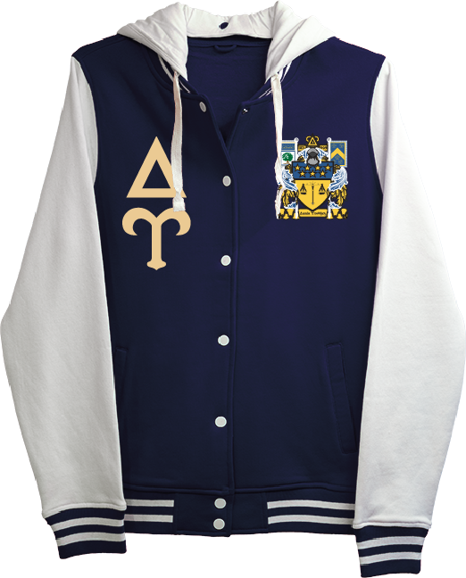 Delta Upsilon Varsity Hooded Sweatshirt