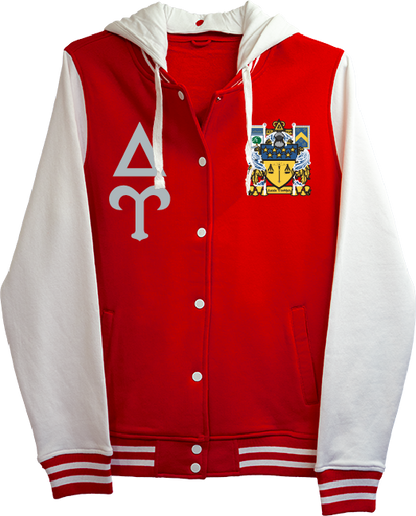 Delta Upsilon Varsity Hooded Sweatshirt