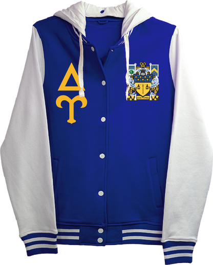 Delta Upsilon Varsity Hooded Sweatshirt