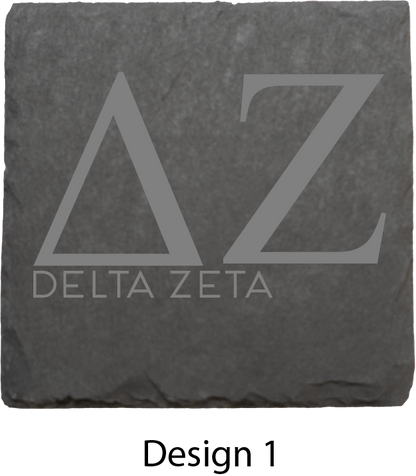 Delta Zeta Stone Coasters - 4-Pack