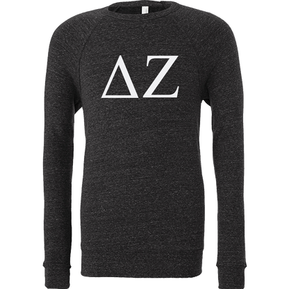 Delta Zeta Lettered Crewneck Sweatshirts