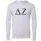 Delta Zeta Lettered Hooded Sweatshirts