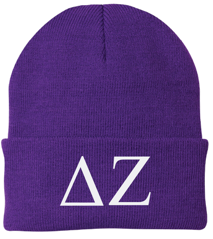 Delta Zeta Lettered Beanies