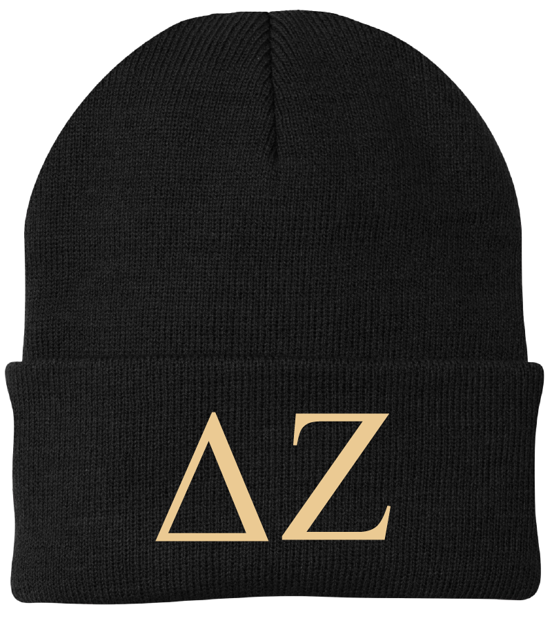 Delta Zeta Lettered Beanies