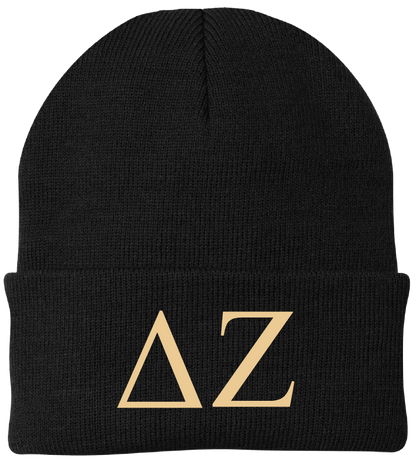 Delta Zeta Lettered Beanies