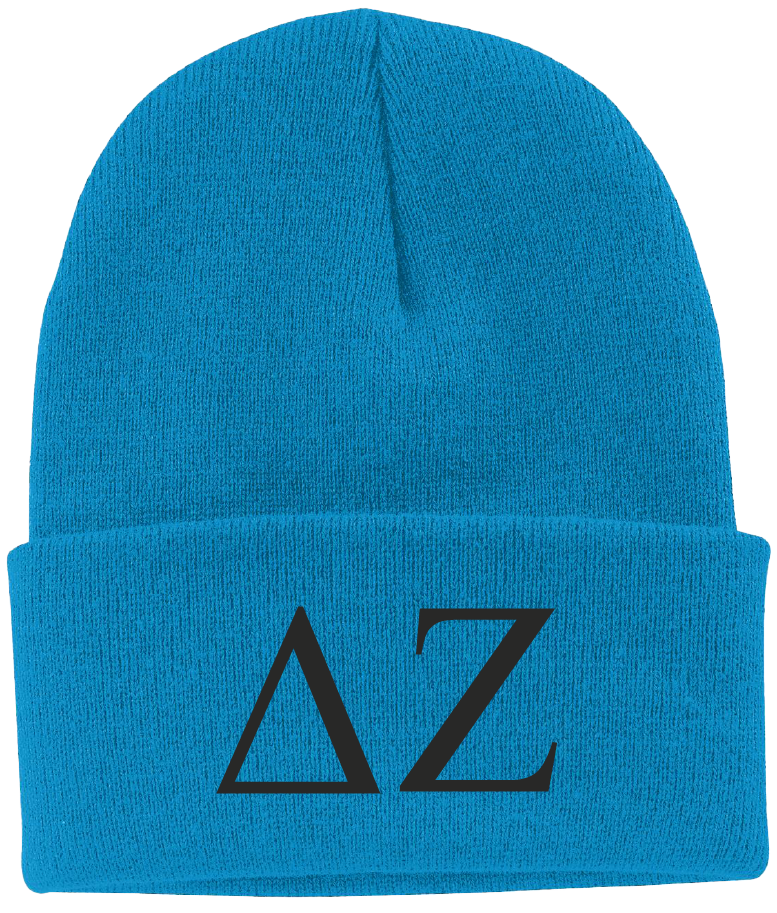 Delta Zeta Lettered Beanies