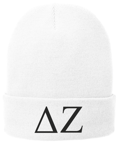 Delta Zeta Lettered Beanies