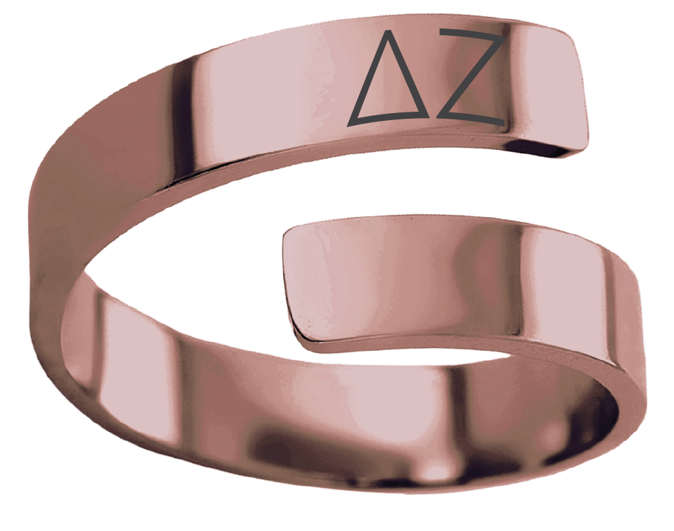 Delta Zeta Lettered Rings