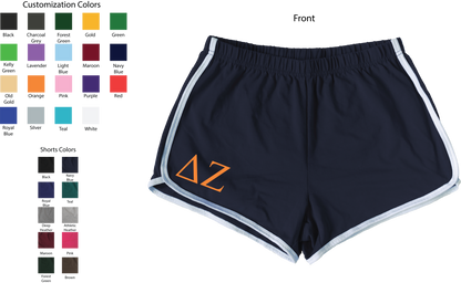 Delta Zeta Lettered Women's Shorts