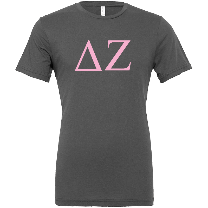 Delta Zeta Lettered Short Sleeve T-Shirts