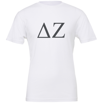 Delta Zeta Lettered Short Sleeve T-Shirts