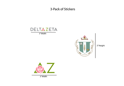 Delta Zeta Stickers