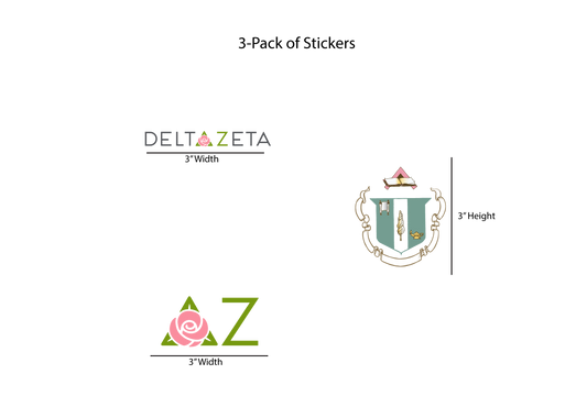 Delta Zeta Stickers