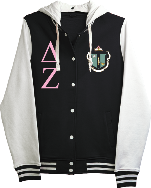 Delta Zeta Varsity Hooded Sweatshirt