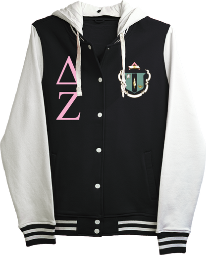 Delta Zeta Varsity Hooded Sweatshirt