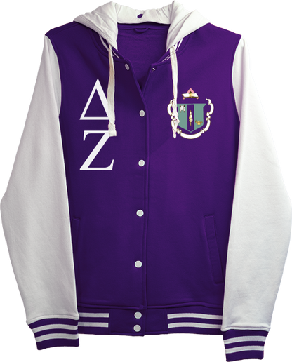 Delta Zeta Varsity Hooded Sweatshirt