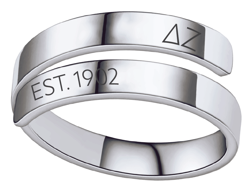 Delta Zeta Year and Letters Rings