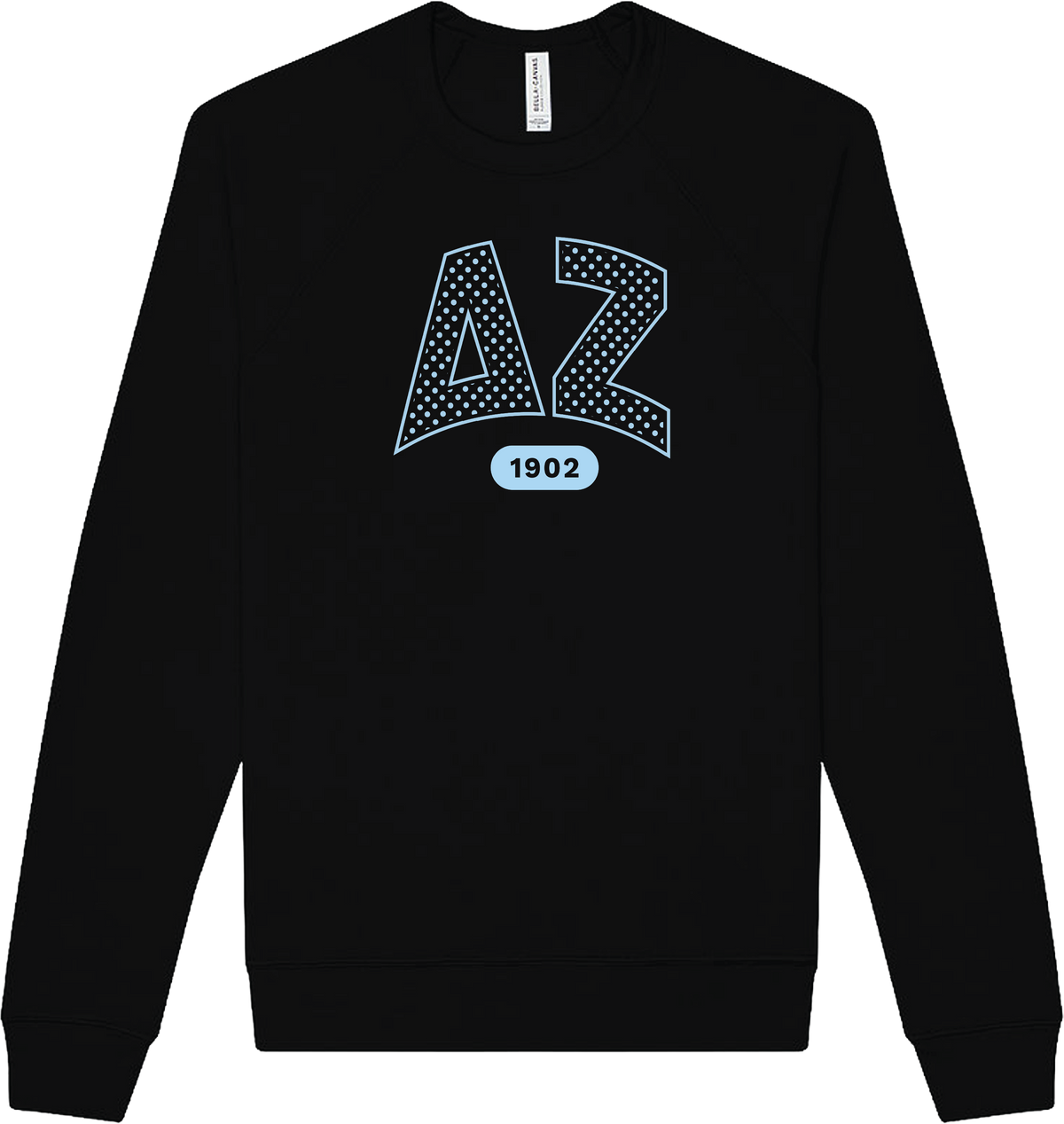 Delta Zeta Varsity Polka Dot Crewneck
