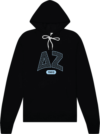 Delta Zeta Varsity Polka Dot Hoodie