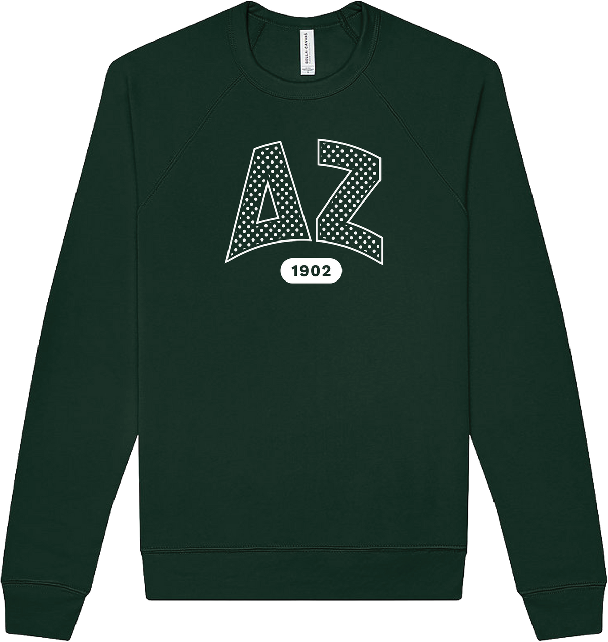 Delta Zeta Varsity Polka Dot Crewneck