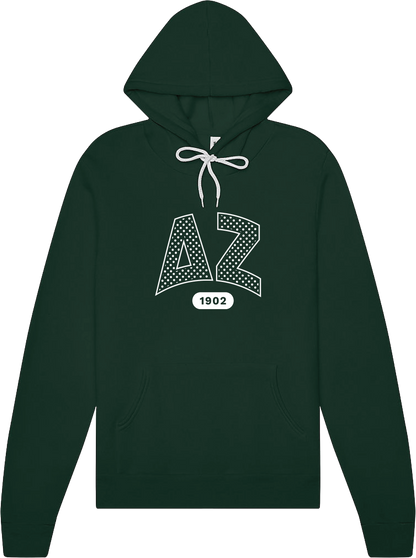 Delta Zeta Varsity Polka Dot Hoodie