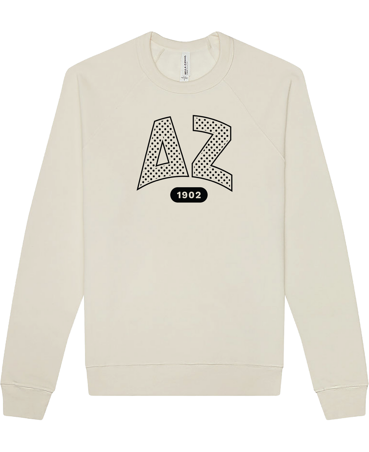 Delta Zeta Varsity Polka Dot Crewneck