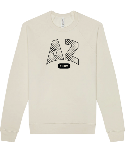 Delta Zeta Varsity Polka Dot Crewneck