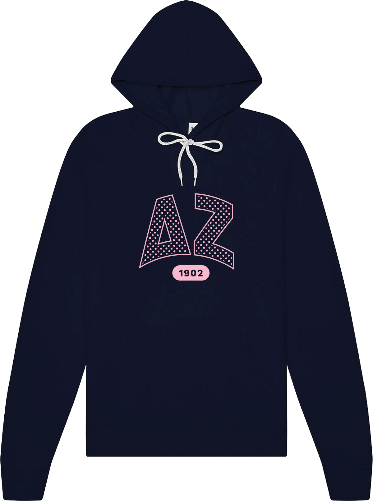 Delta Zeta Varsity Polka Dot Hoodie