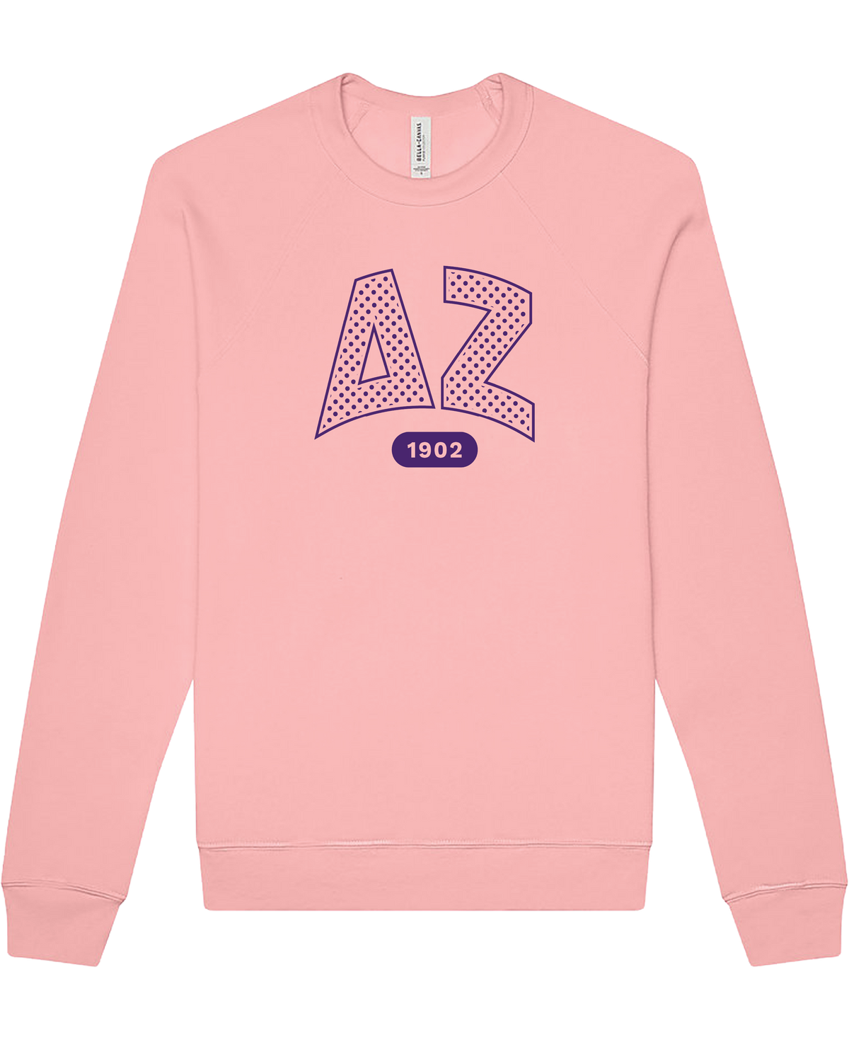 Delta Zeta Varsity Polka Dot Crewneck