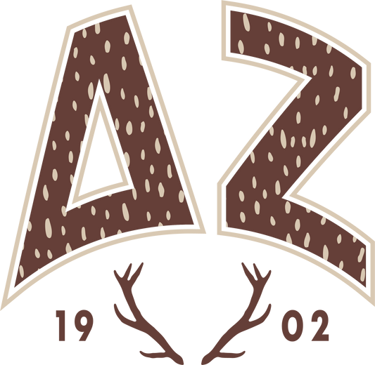 Delta Zeta Fawn Print Varsity Hoodie
